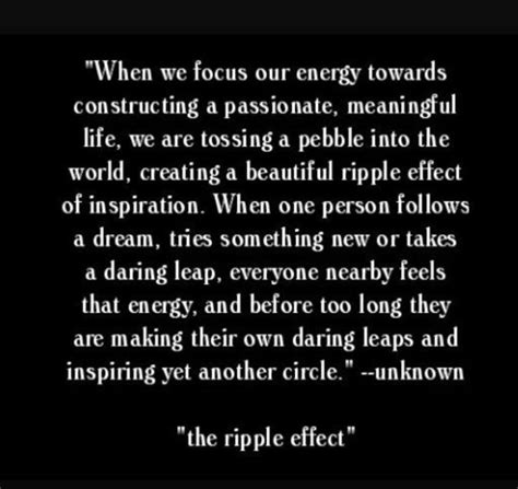 The Ripple Effect The Ripple Effect