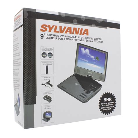 Sylvania Swivel Screen 9 Portable Dvdmedia Player Shop Dvd And Blu