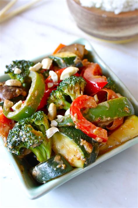 Maybe you would like to learn more about one of these? thai style veggies with spicy coconut peanut sauce ...