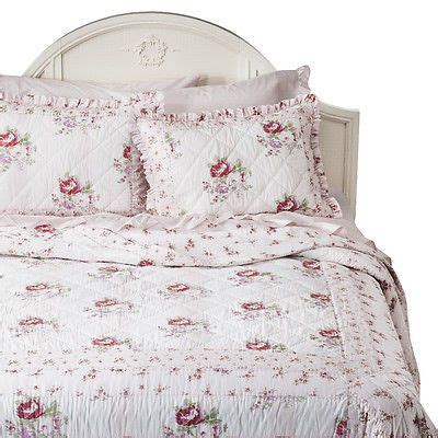 New Nwt Simply Shabby Chic Rachel Ashwell Mayberry Rose Floral Quilt