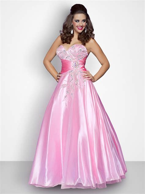 Dazzle On The Dance Floor Sporting The Blush Prom Dress 116w This Plus Size Ball Gown Features