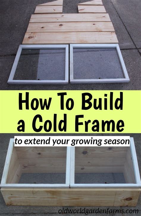 How To Build A Cold Frame From Old Windows To Extend The Growing Season