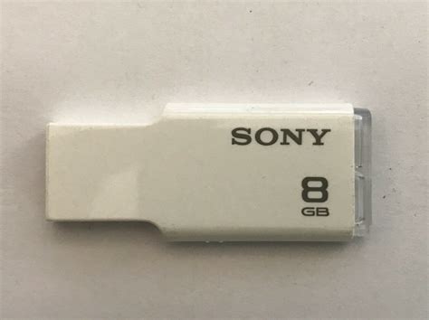 Sony 8gb Micro Vault M Series Usb Flash Drive White Usm8gm 20 Lot