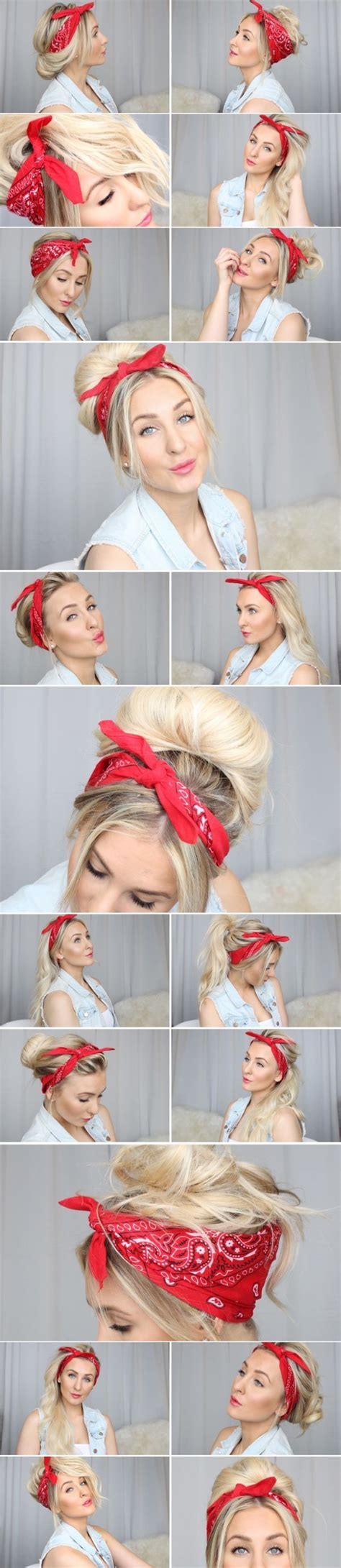 Rinsing with cold water encourages your individual if your hair is prone to dryness, it also likely tends toward dullness and breakage. 62 best bandana hairstyles images on Pinterest | Bandana ...