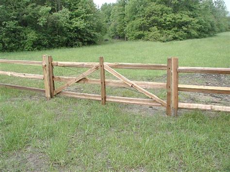 Diy Split Rail Fence Gate Aleta Clifton