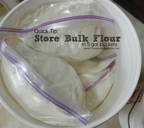 Quick Tip Store Bulk Flour Preparednessmama