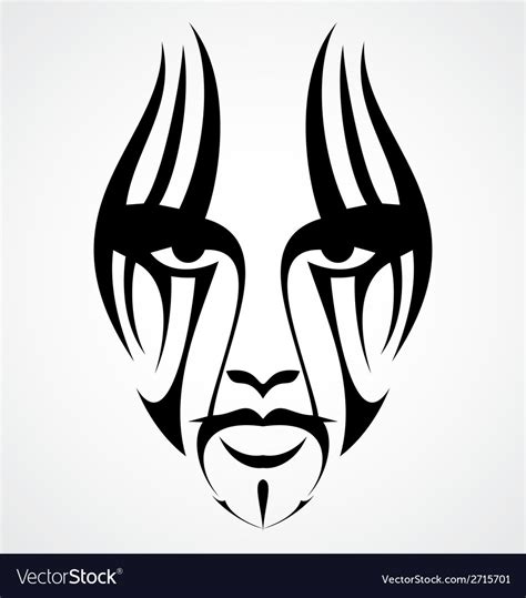 Samoa is one of the many islands around samoan tattoos may represent various things, depending on the dominant symbol used. Tribal Face Tattoo Royalty Free Vector Image - VectorStock
