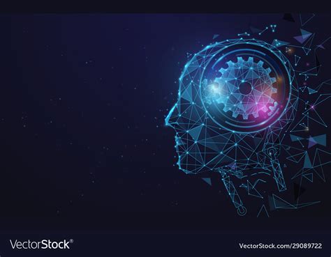 Ai Artificial Intelligence Ai Digital Brain Vector Image