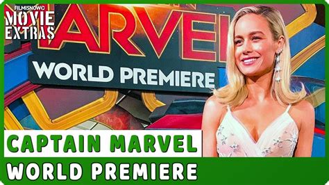 Captain Marvel World Premiere Youtube