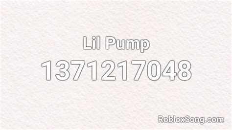 Lil Pump Roblox Id Roblox Music Codes