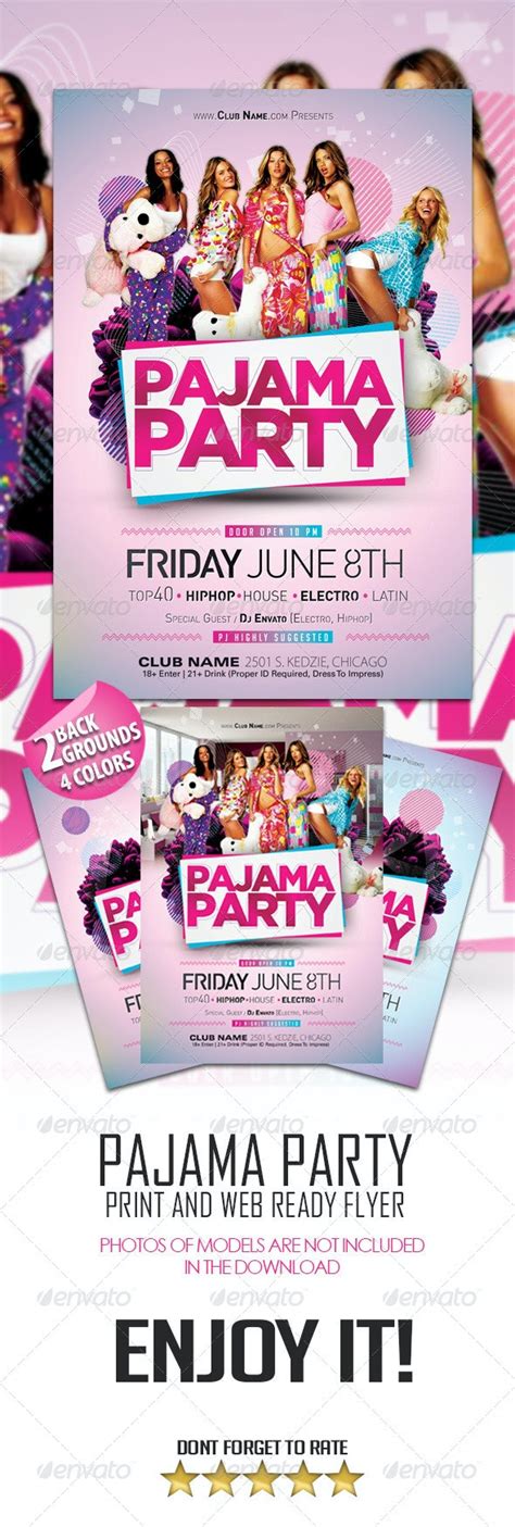 Pajama Party Flyer By Dopedownloads Graphicriver