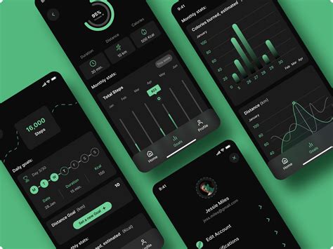 Step Tracker App Ui By Edin Baljic ⚡️ On Dribbble