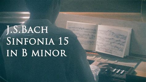 J S Bach Sinfonia 15 In B Minor Bwv 801 On Clavichord Youtube