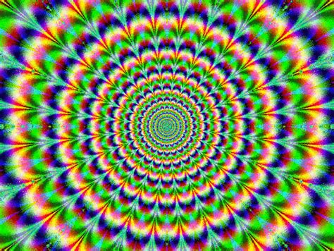 Psychedelic Dmt Fractals Rainbow Tripn Balls  By Popsmaroon