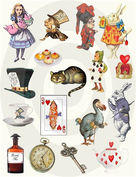 Downloadable Free Vintage Alice In Wonderland Printables