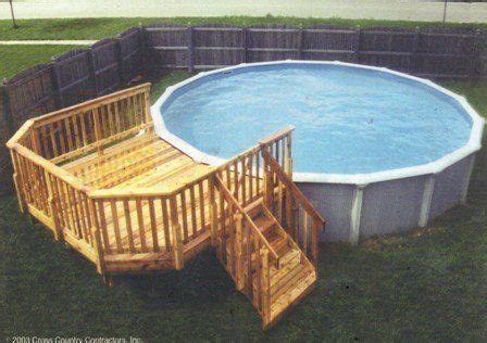 The pool measures 8' x 27'3 on a 16 'x 34' minimum pad with a depth of 39. Do-it-yourself Pool Deck Plans - Woodworking Project Plans ...