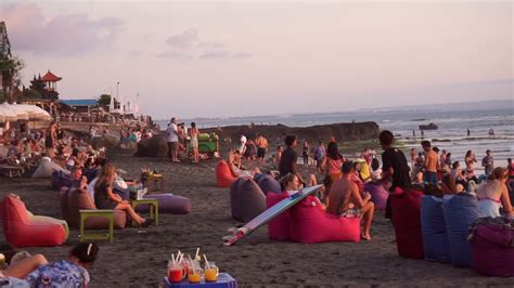Echo Beach In Canggu Bali At Sunset Amazing For Cocktails Youtube