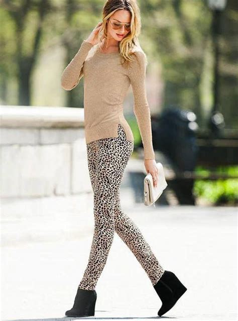Pin By Maryam Jahan On Candice Swanepoel Animal Print Jeans Fashion