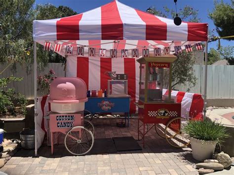 Carnival Concession Stand Carnival Game Booth Cotton Candy Snow