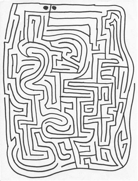Printable Difficult Mazes Customize And Print