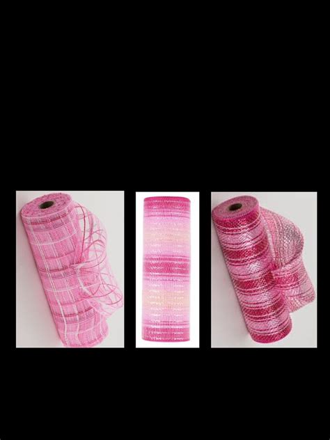Valentines Day Mesh 10 Inch Hot Pink Decor Mesh Ombre Pink Mesh Pink