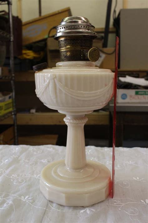 Aladdin Nu-Type Model B Milk Glass Lamp