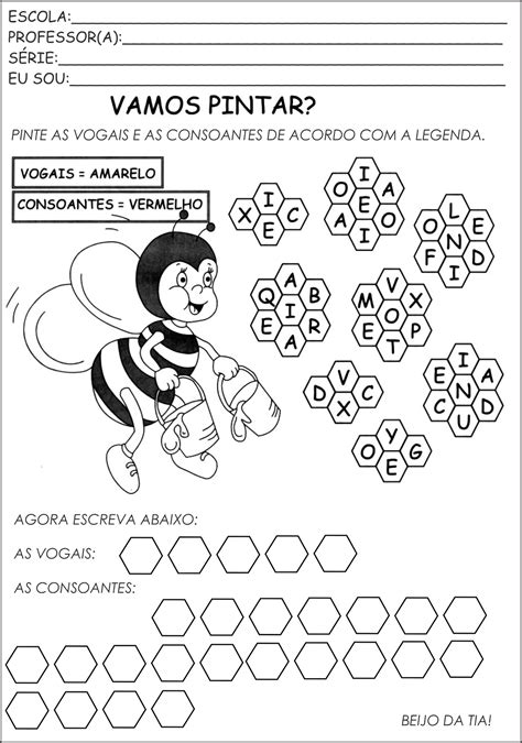 Português Vogais E Consoantes A Arte De Ensinar E Aprender