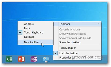 How To Bring Back The Quick Launch Bar In Windows 8