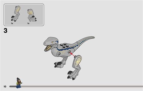 Lego 76946 Blue And Beta Velociraptor Capture Instructions Jurassic World