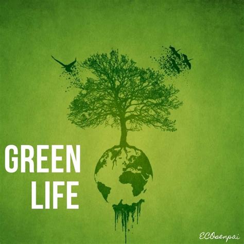 Environment Protection Poster Green Is So Beautiful Lets Not