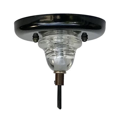 Ceiling Canopy Kit - Insulator with black canopy ...