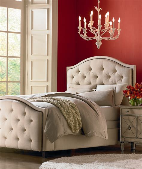 Hgtv Home Custom Upholstered Vienna Arched Bed By Bassett Furniture Contemporary Bedroom