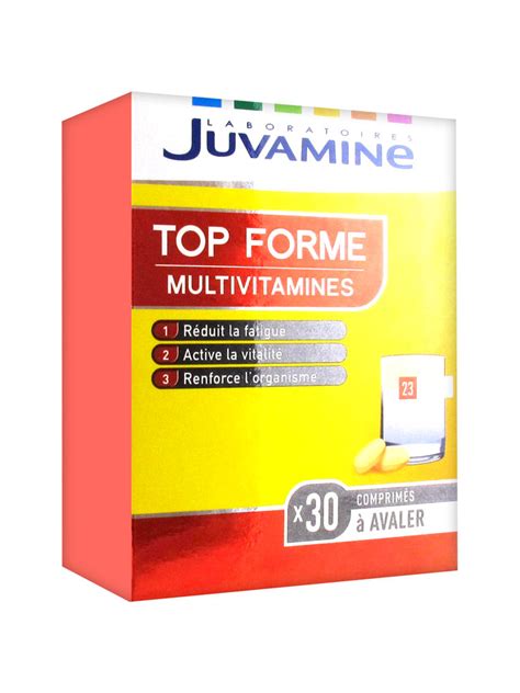 Juvamine Top Forme Multivitamines Comprim S Acheter Prix Bas Ici