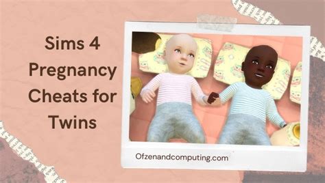 Sims 4 Pregnancy Cheats April 2023 Twins Speed Up