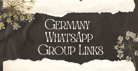 370 Germany Whatsapp Group Links 2023 Whatslinko
