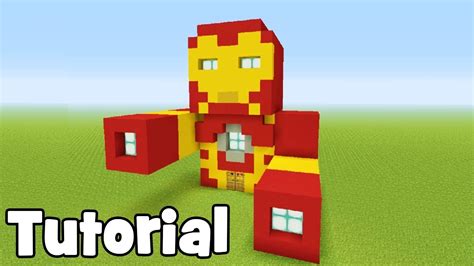 Minecraft Tutorial How To Make Iron Man In Minecraft Infinity War