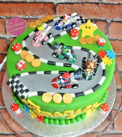 Mario Kart Cake From The Manchester Cakehouse