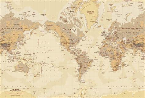 46 Antique World Map Wallpaper