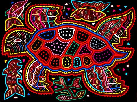 Mola From San Blas Textile Art Mola Reverse Applique