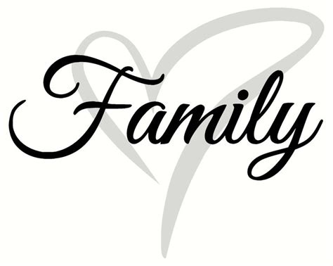 The most common home heart cursive material is metal. Cursive Family Wall Decal Lettering with Heart, 2-Color ...