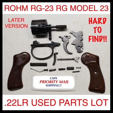Rohm Rg 23 22lr Parts Lot 22 Lr Rg Model 23 Repair Parts As Pictured
