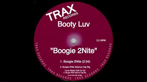 Booty Luv Boogie 2nite Seamus Haji Big Love Club Mix Please Read Description Youtube