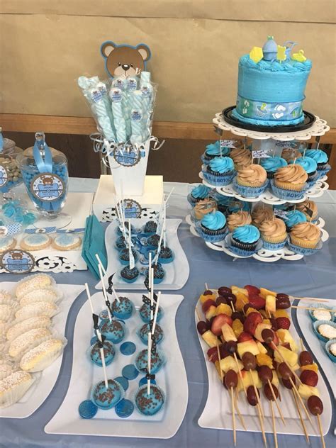 Boy Baby Shower Sweet Table $$ ask ge*****@***** | Baby shower dessert