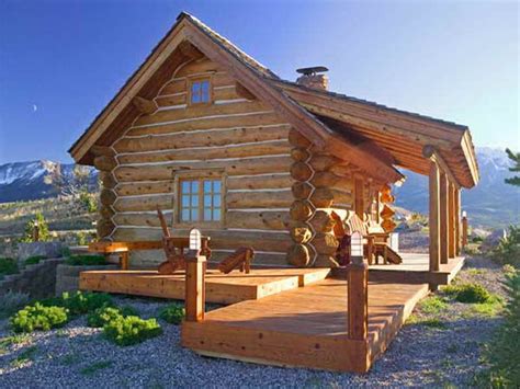 A house of the same size would run between $150,000 and $300,000. Inside a Small Log Cabins Small Log Cabin Homes Plans ...
