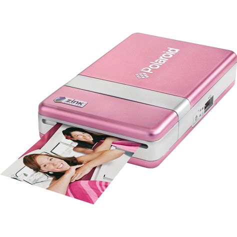 Polaroid Pogo Instant Mobile Printer Pink Cza 10011p Bandh Photo
