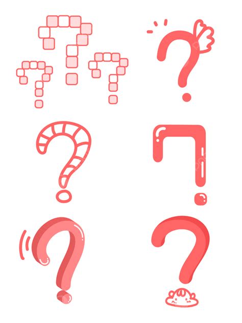 Cartoon Question Mark Clipart Vector Red Question Mark Cartoon Vector