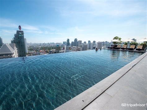 The 82 Foot Long Rooftop Pool At The Okura Prestige Hotel In Bangkok Thailand Dominates The