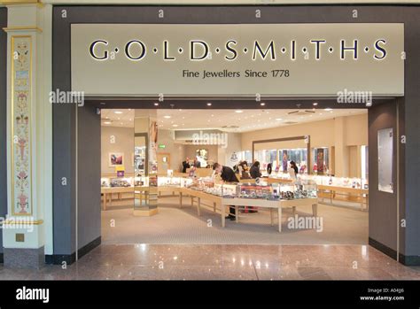 Goldsmiths Jewellery Store Shop Trafford Centre Uk United Kingdom Stock