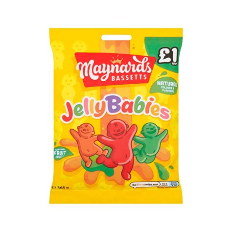 Bassetts Jelly Babies Price Marked British 12x165g Pacific Candy