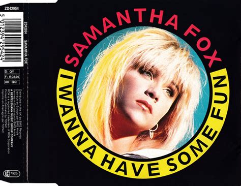 Samantha Fox I Wanna Have Some Fun 1989 Cd Discogs